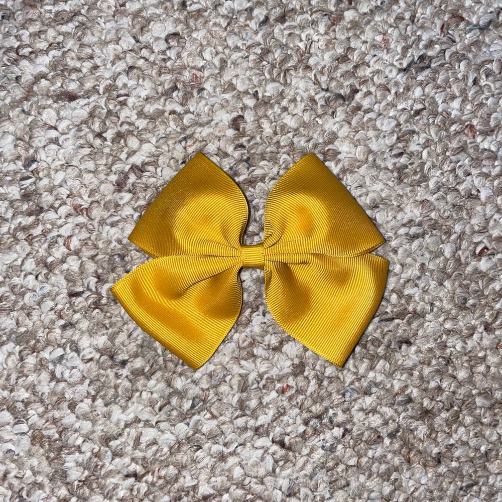 Yellow bow